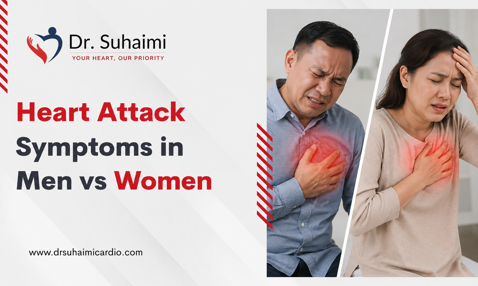 Heart Attack Symptoms in Men vs Women